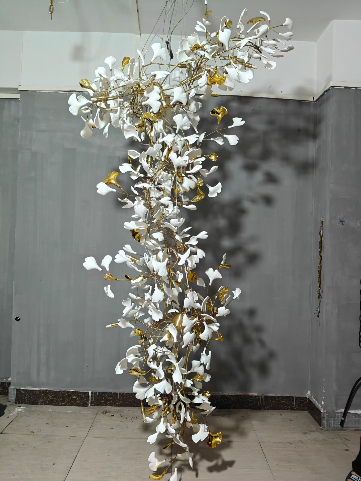 B420 Gingko Chandelier