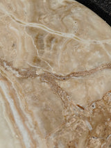 Banded Tan Agate Sconce