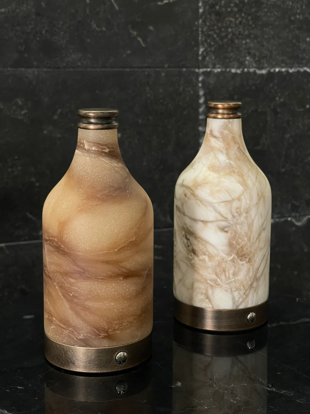 Bottle Alabaster Table Lamp