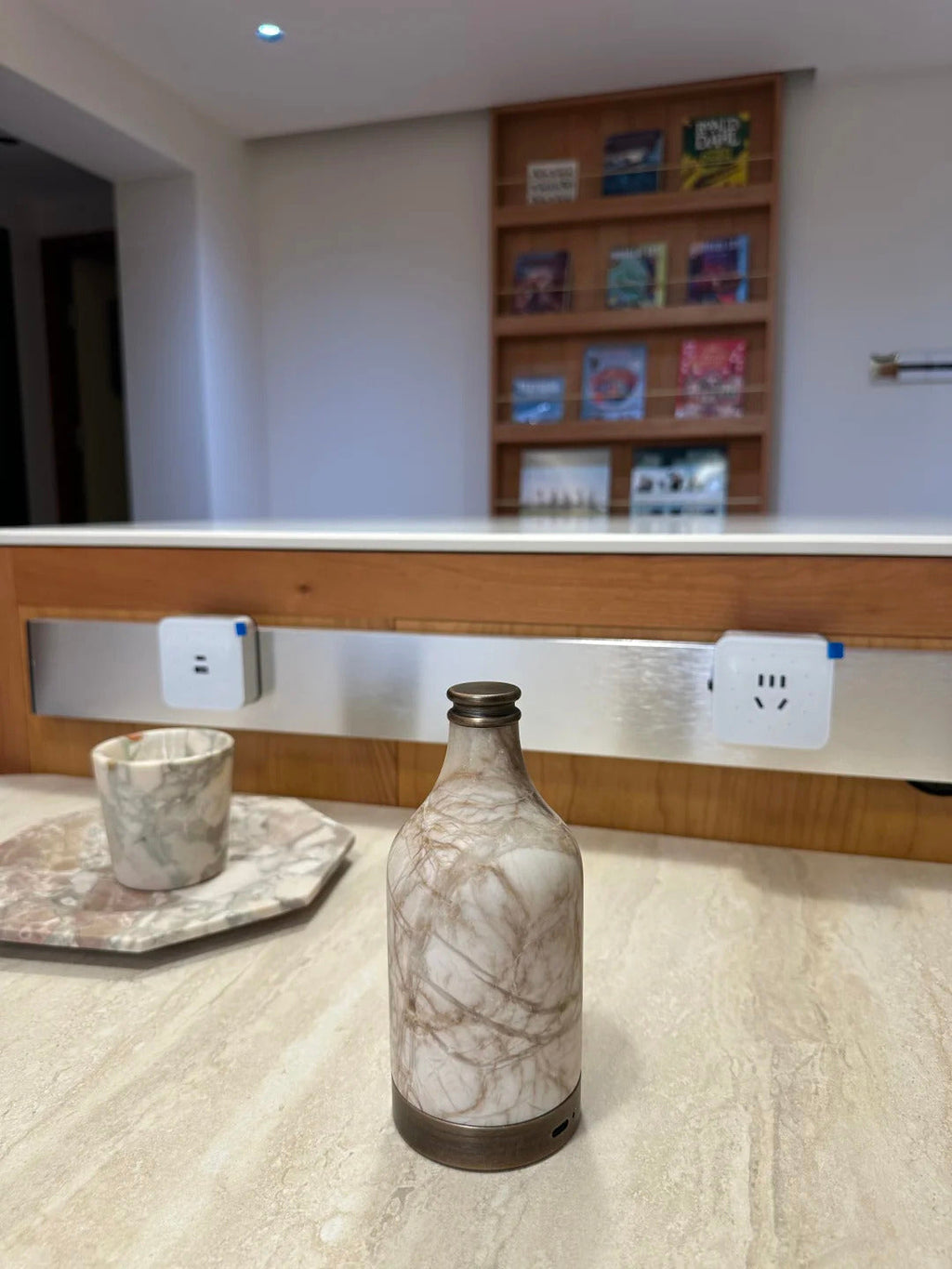 Bottle Alabaster Table Lamp