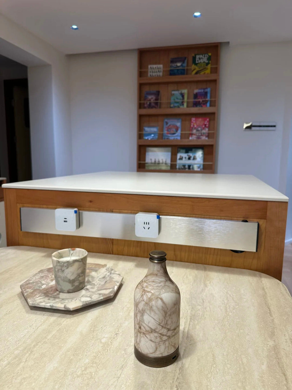 Bottle Alabaster Table Lamp