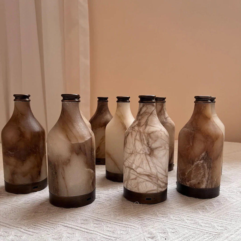 Bottle Alabaster Table Lamp