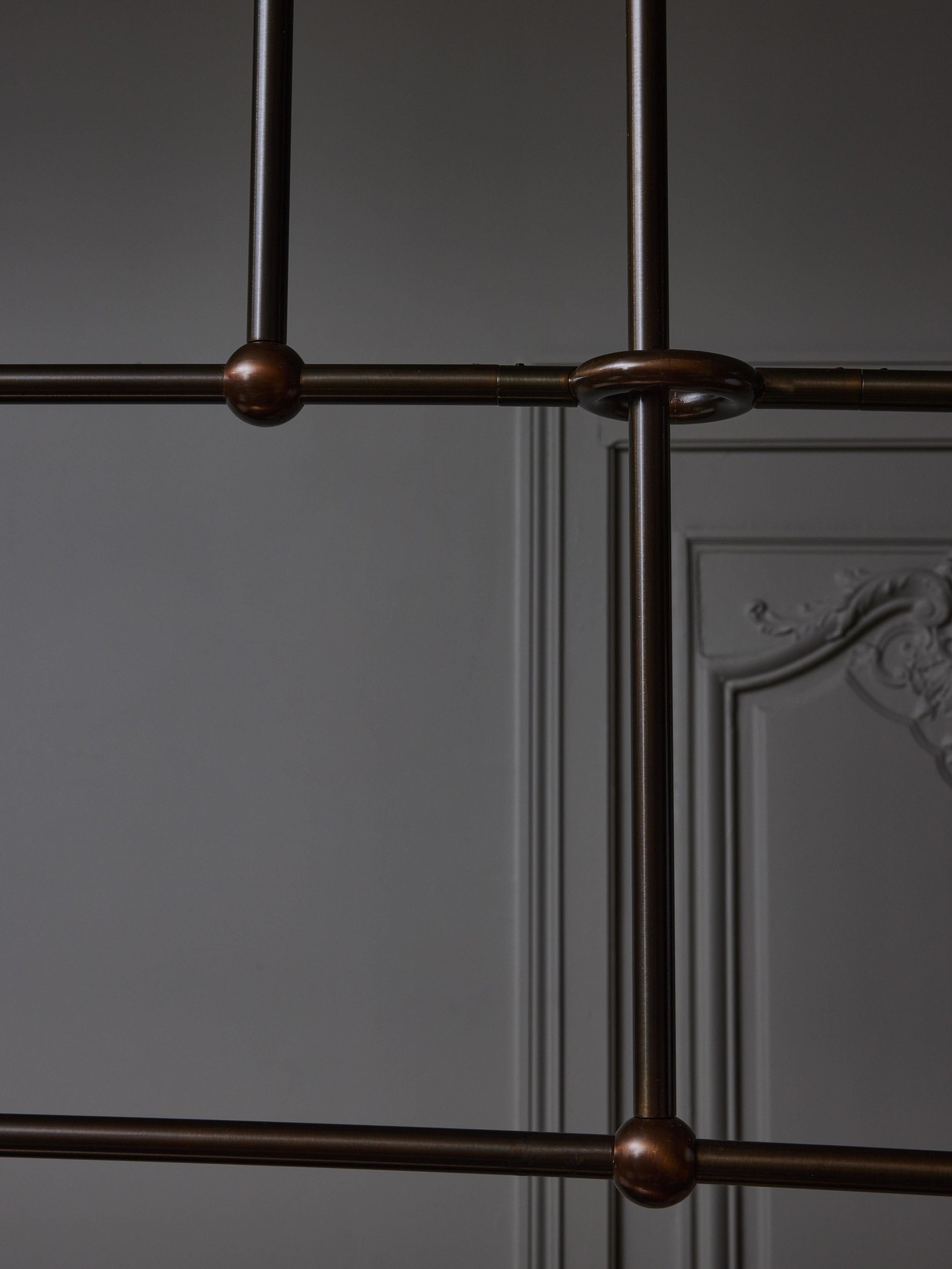 Alabaster Double Pendulum Chandelier