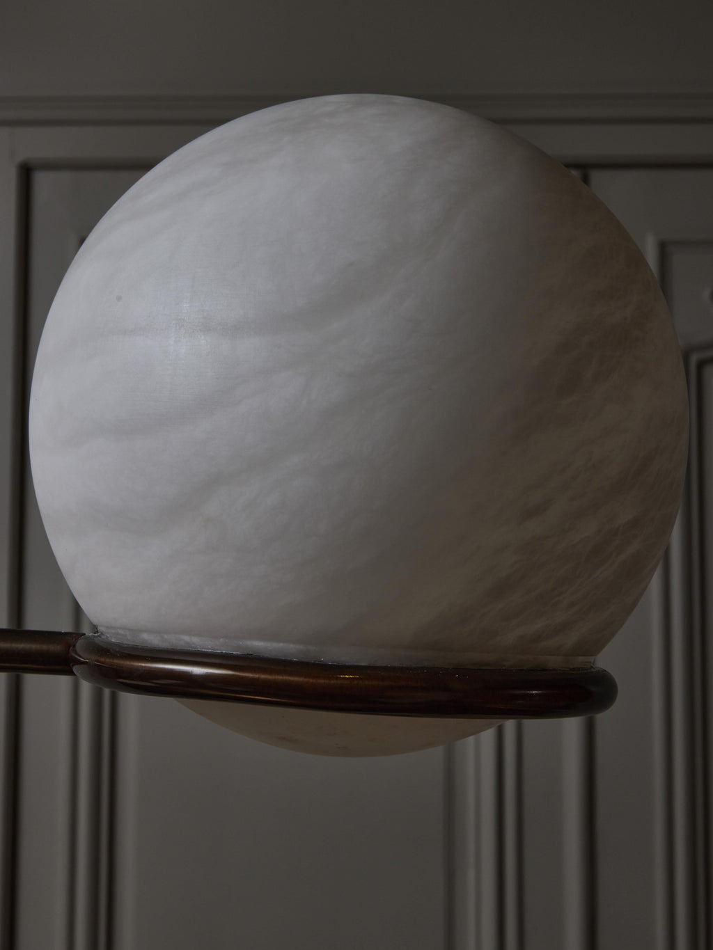 Alabaster Double Pendulum Chandelier