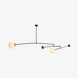 Alabaster Triple Mobile Chandelier