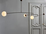 Alabaster Triple Mobile Chandelier