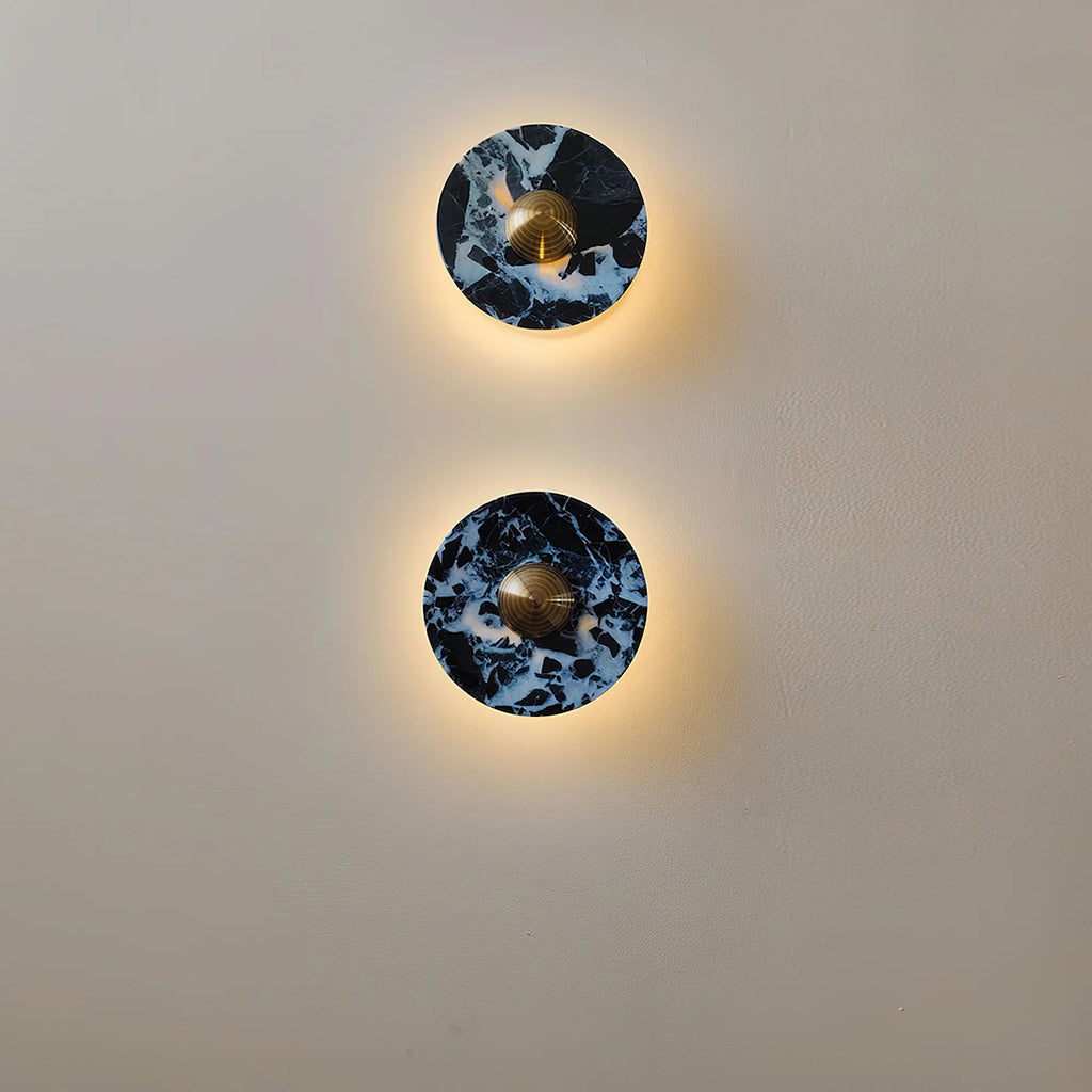 Breccia Marble - Black Sconce