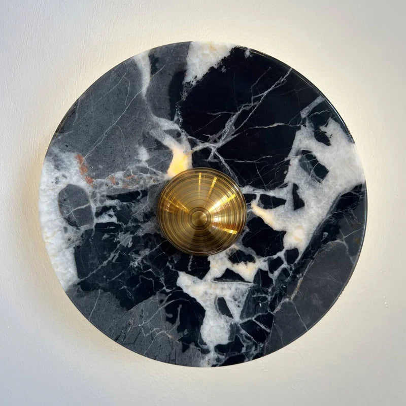 Breccia Marble - Black Sconce