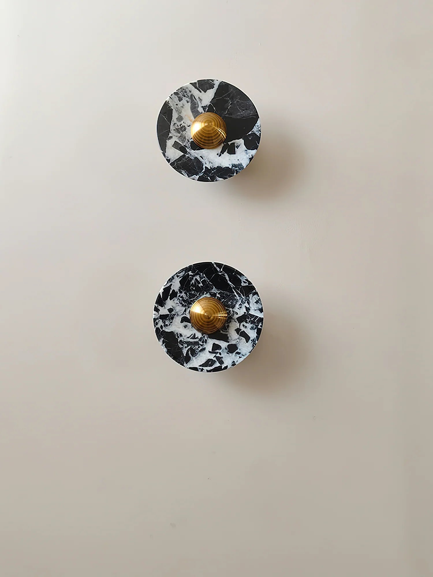 Breccia Marble - Black Sconce