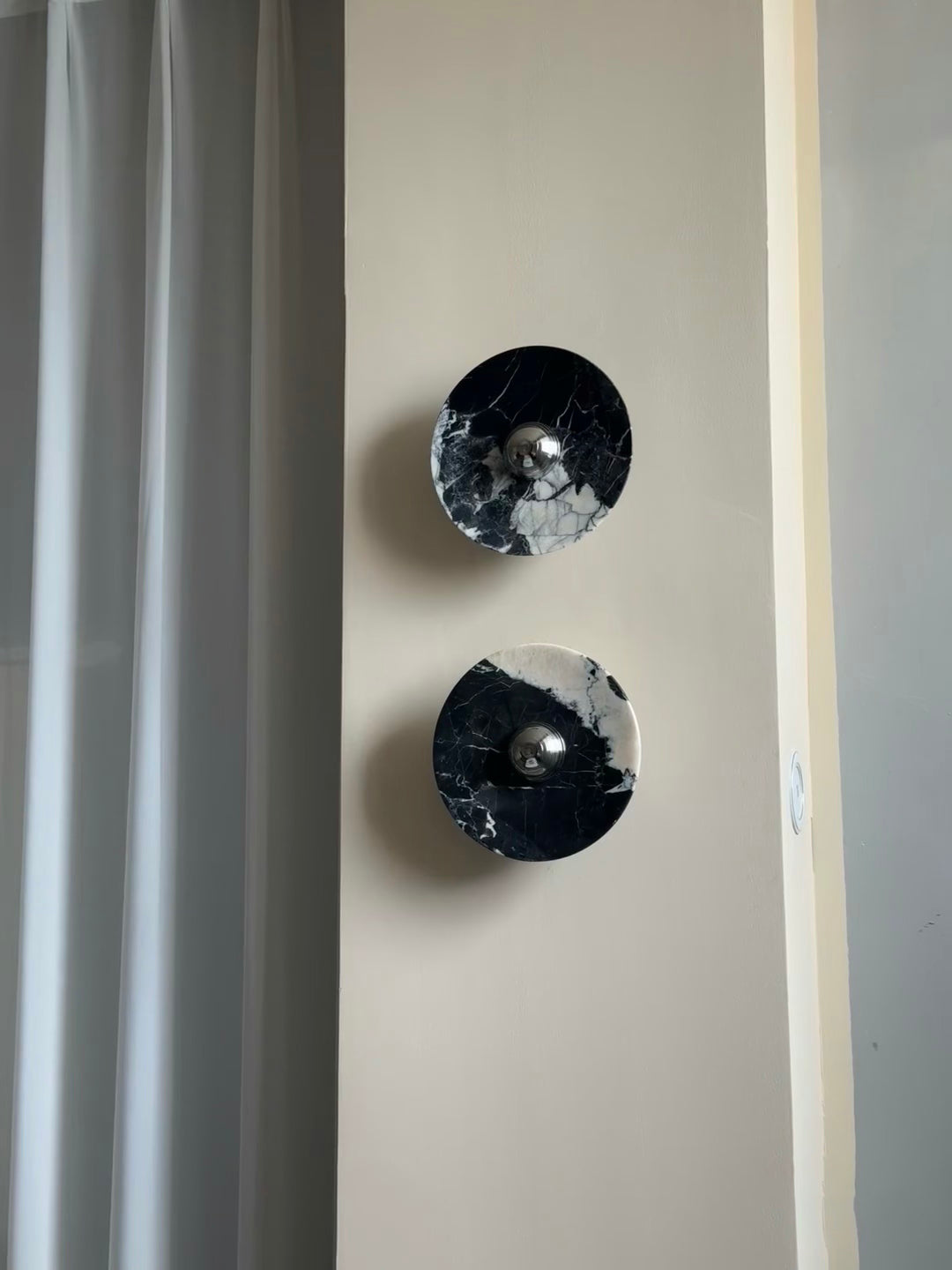 Breccia Marble - Black Sconce