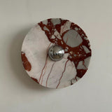 Breccia Rose Marble Sconce