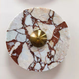 Breccia Rose Marble Sconce