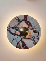 Breccia Rose Marble Sconce