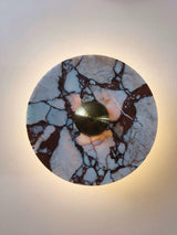 Breccia Rose Marble Sconce