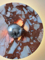 Breccia Rose Marble Sconce