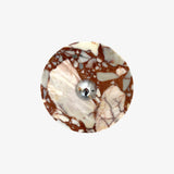 Breccia Rose Marble Sconce
