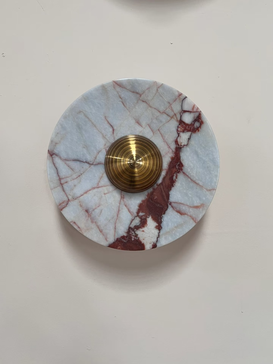 Breccia Rose Marble Sconce