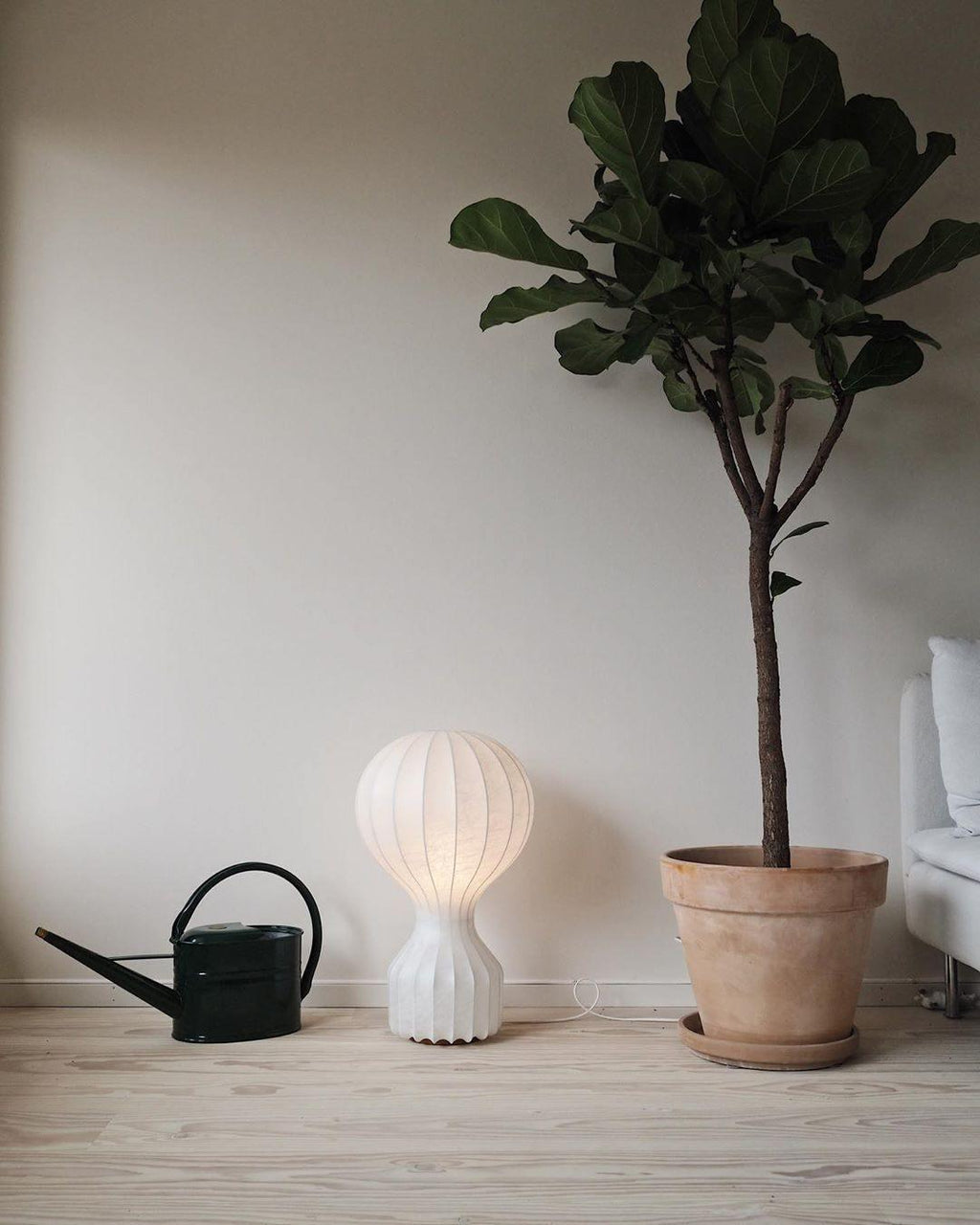 Brevil Silk Table Lamp