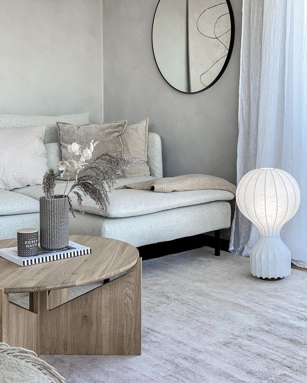 Brevil Silk Table Lamp