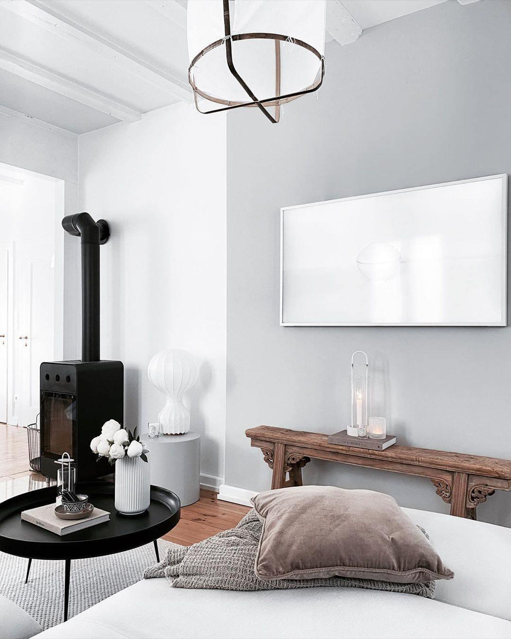 Brevil Silk Table Lamp