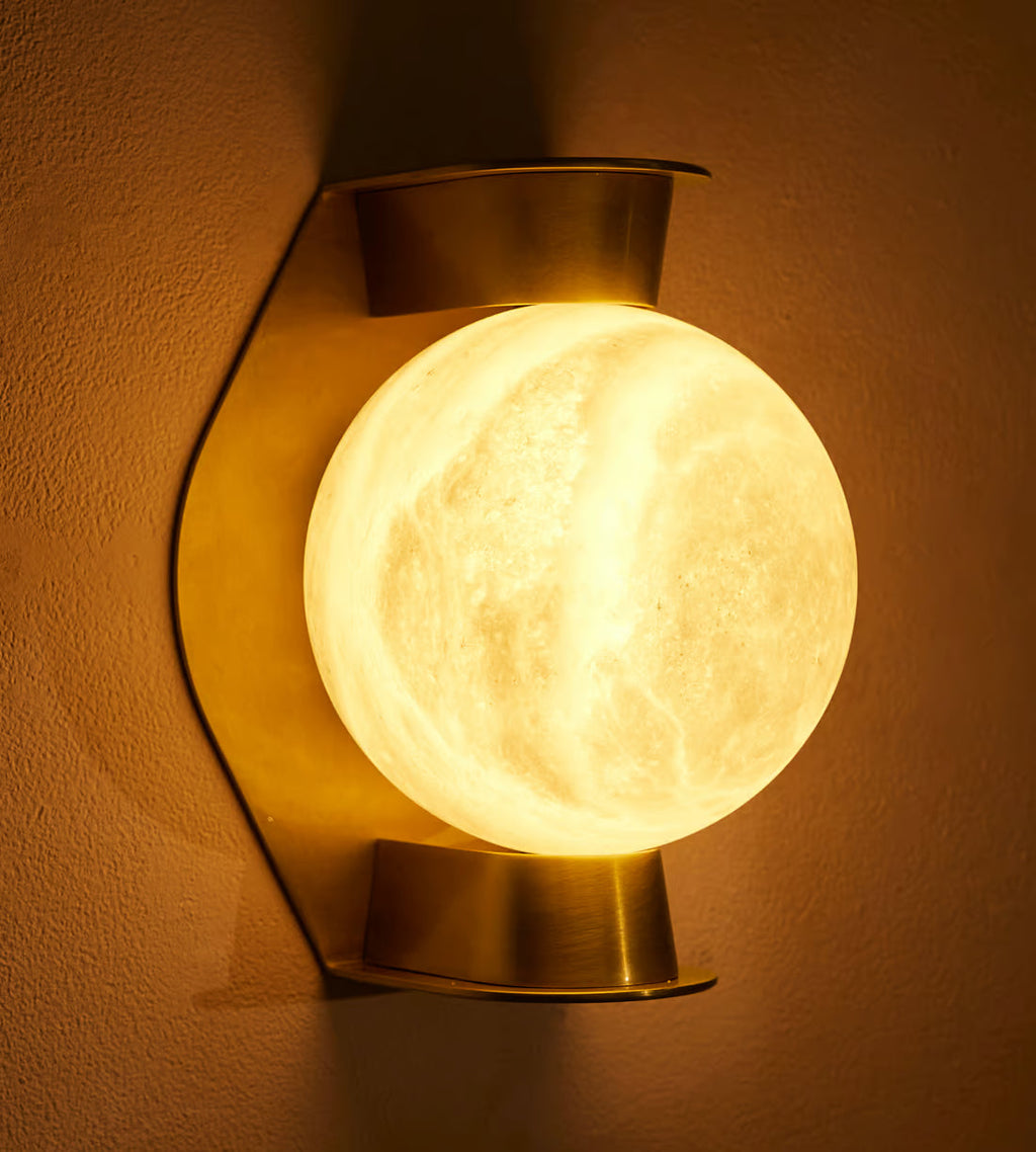 Broege Alabaster Sconce