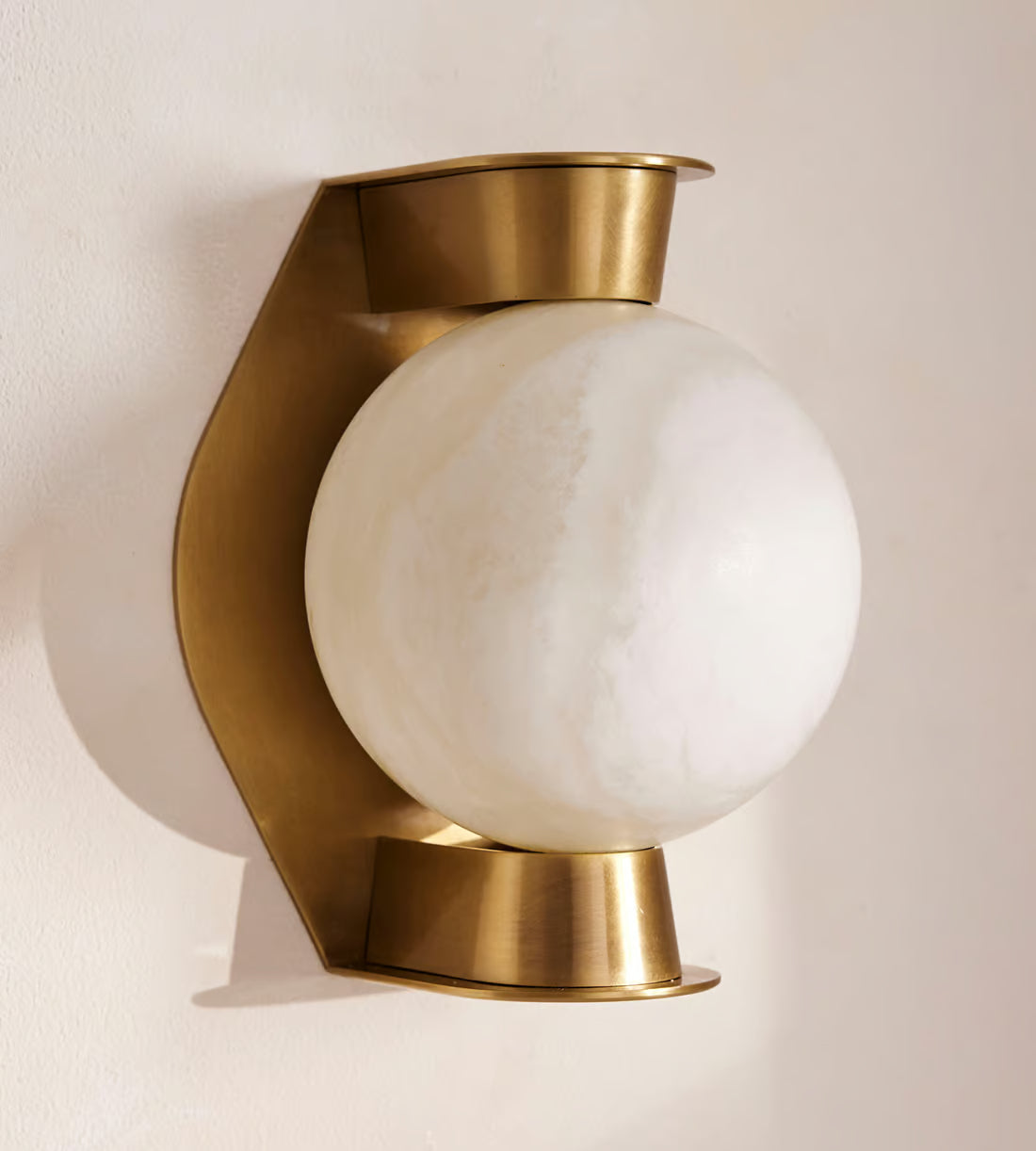 Broege Alabaster Sconce
