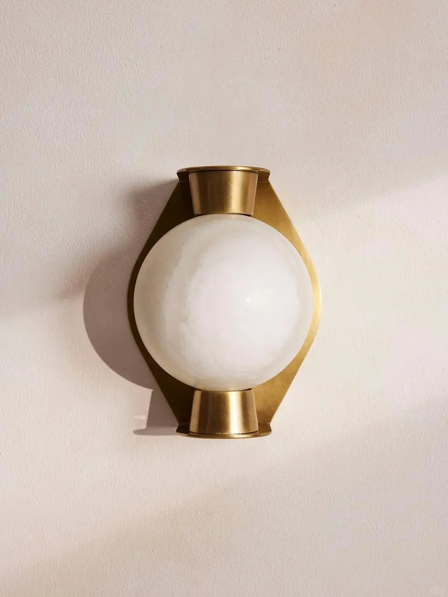 Broege Alabaster Sconce