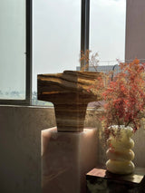 Brown Fantasy Onyx Table Lamp