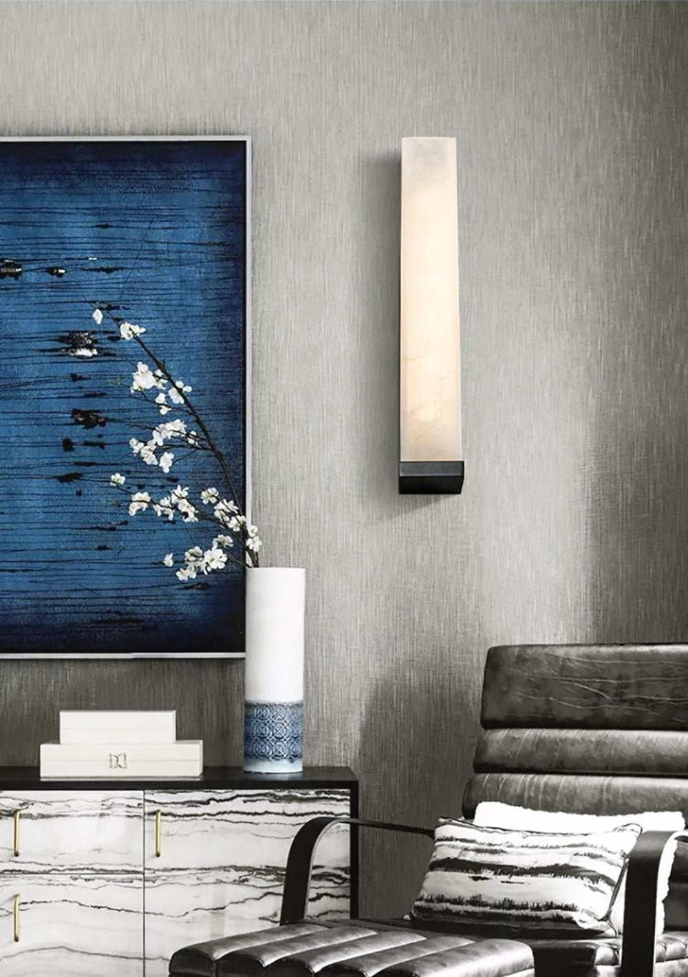 Bryce Alabaster Wall Sconce