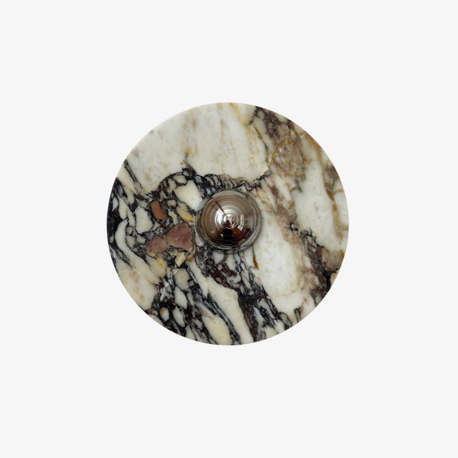 Calacatta Oro Round Sconce