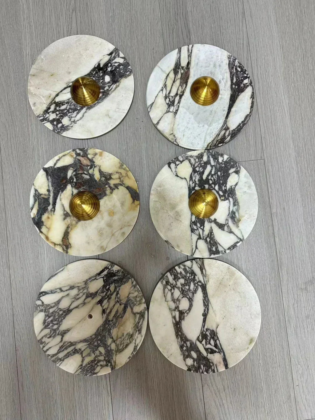 Calacatta Oro Round Sconce