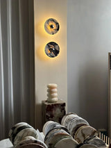 Calacatta Oro Round Sconce