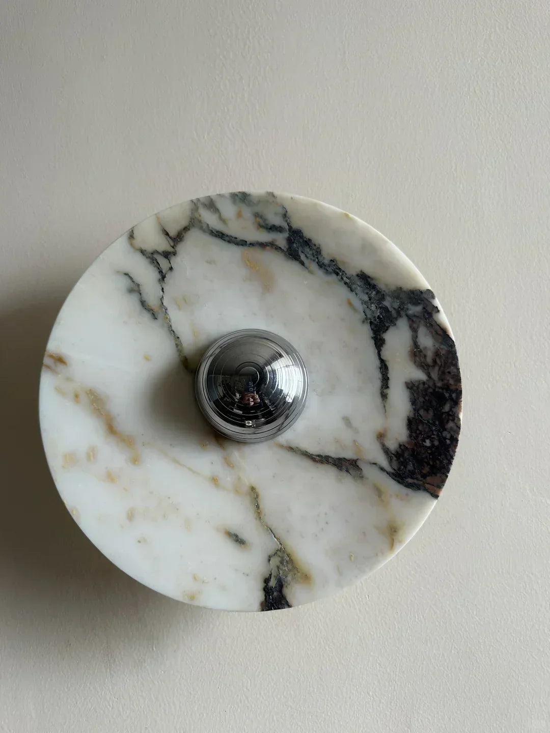 Calacatta Oro Round Sconce