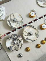 Calacatta Oro Round Sconce