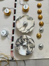 Calacatta Oro Round Sconce