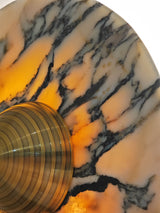 Calacatta Oro Round Sconce
