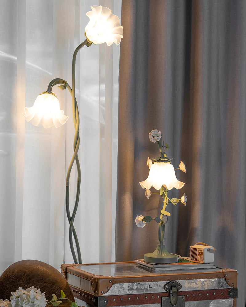 Lily of the Valley Flowers Floor Lamp
