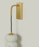 Campanula Alabaster Sconce