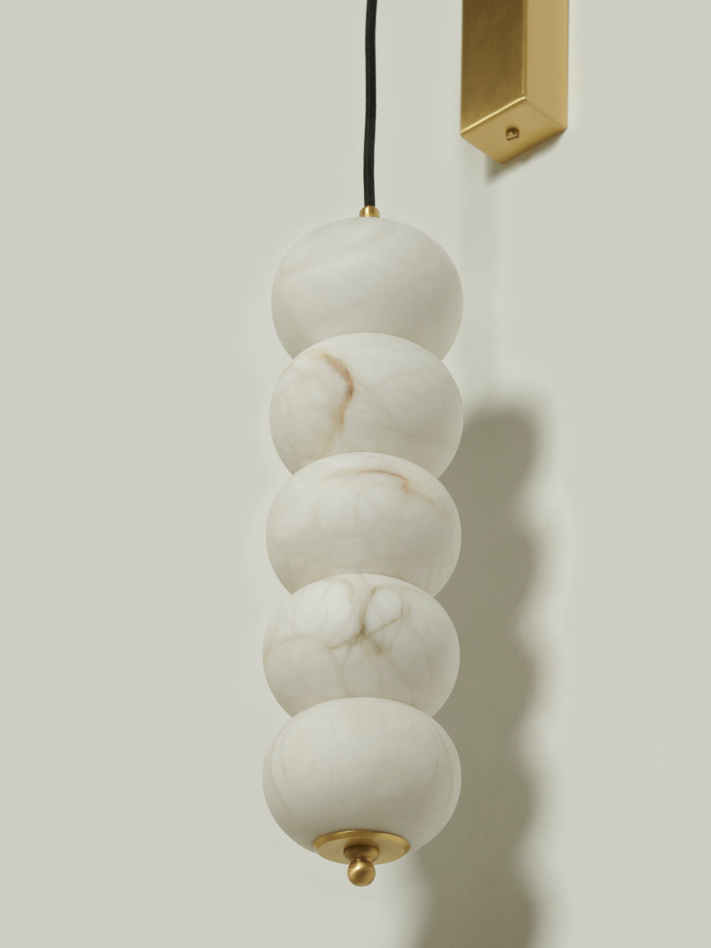 Campanula Alabaster Sconce