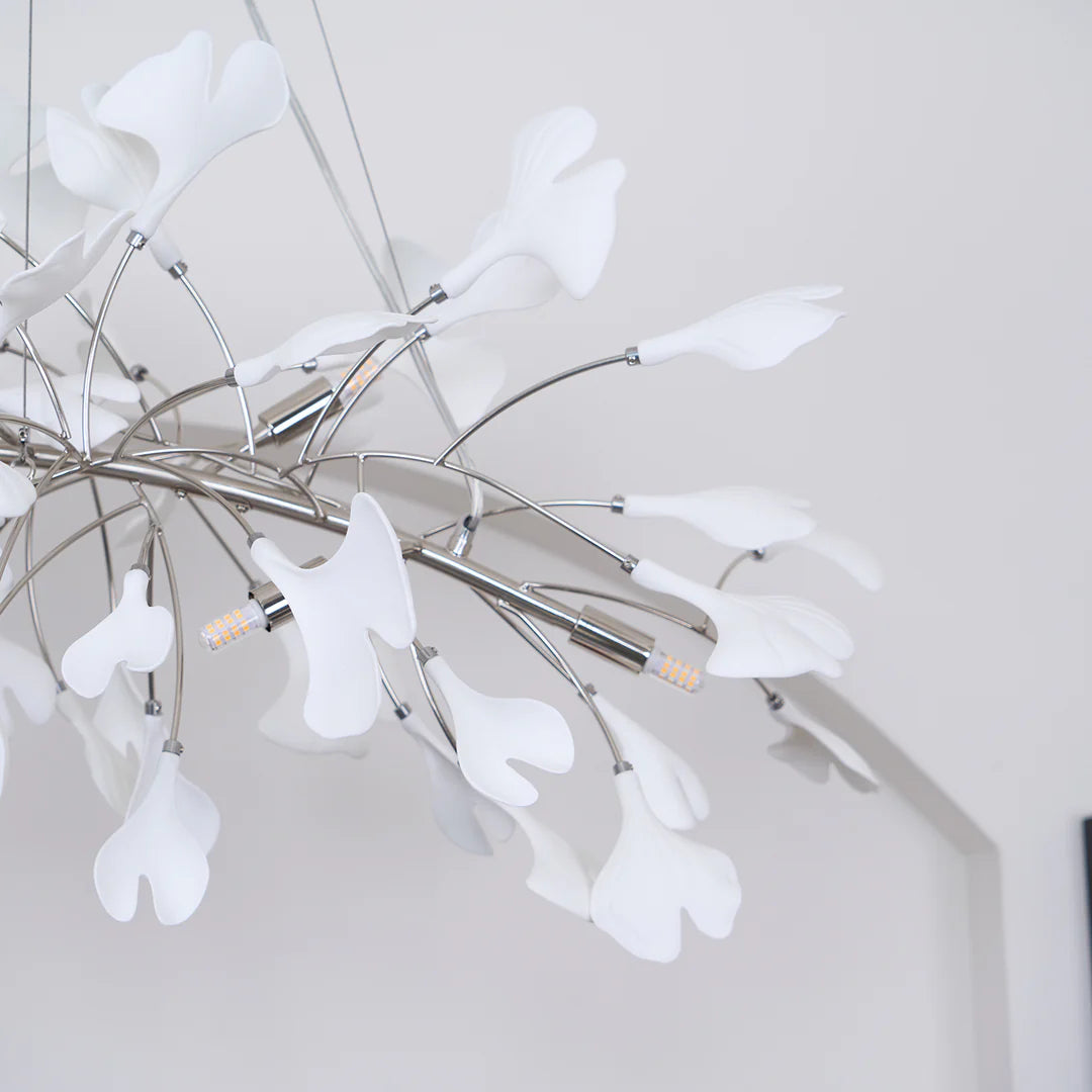 Carias Ceramic Ginkgo Chandelier Downward