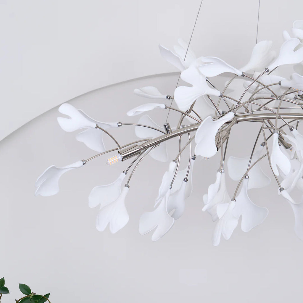 Carias Ceramic Ginkgo Chandelier Downward