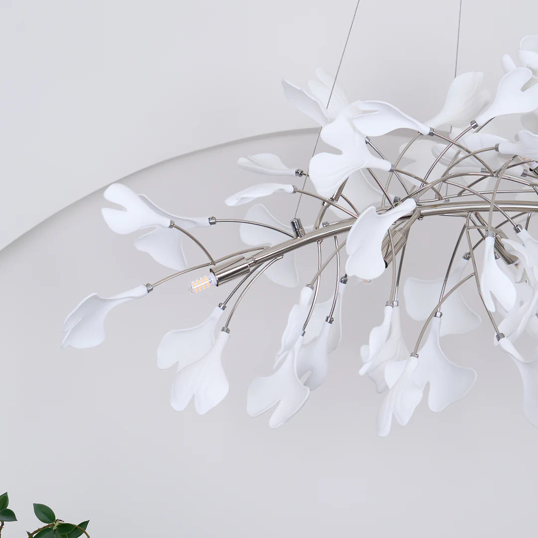 Carias Ceramic Ginkgo Chandelier Downward