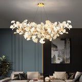 Carias Ceramic Ginkgo Chandelier Upward