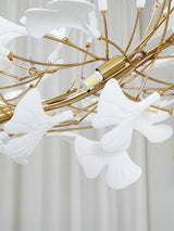 Carias Ceramic Ginkgo Chandelier Upward