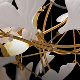 Carias Ceramic Ginkgo Chandelier Upward