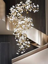 Carias Ceramic Ginkgo Chandelier Wonderland