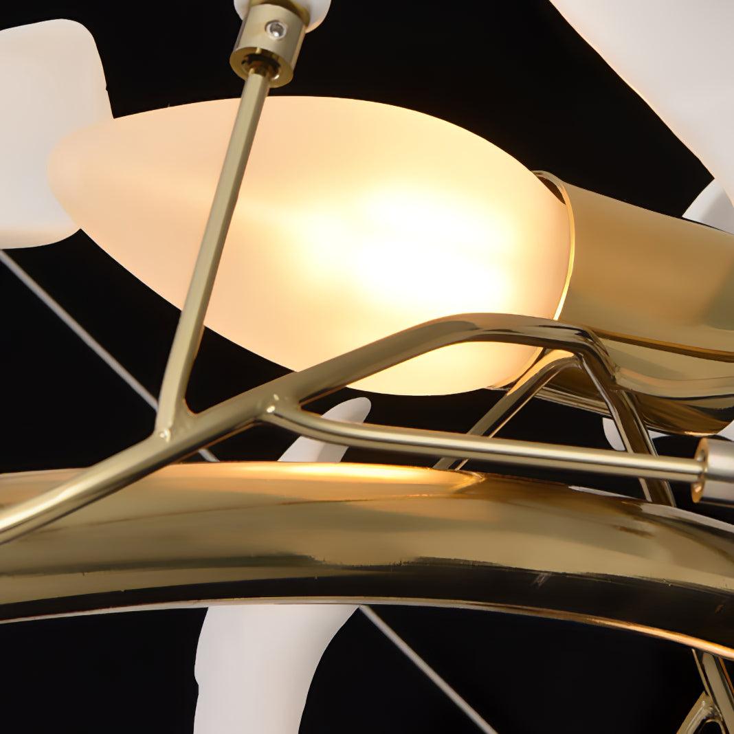 Carias Ceramic Ginkgo Chandelier Wonderland