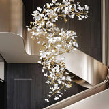 Carias Ceramic Ginkgo Chandelier Wonderland