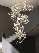Carias Ceramic Ginkgo Chandelier Wonderland