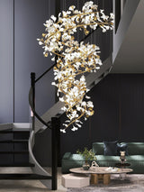 Carias Ceramic Ginkgo Chandelier Wonderland